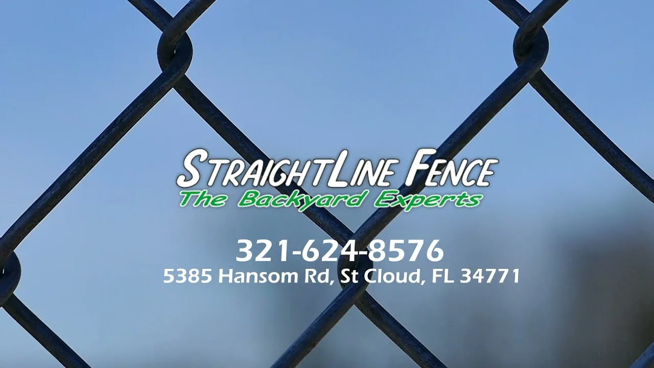 Video thumbnail: Chain Link Fence Installation Orlando